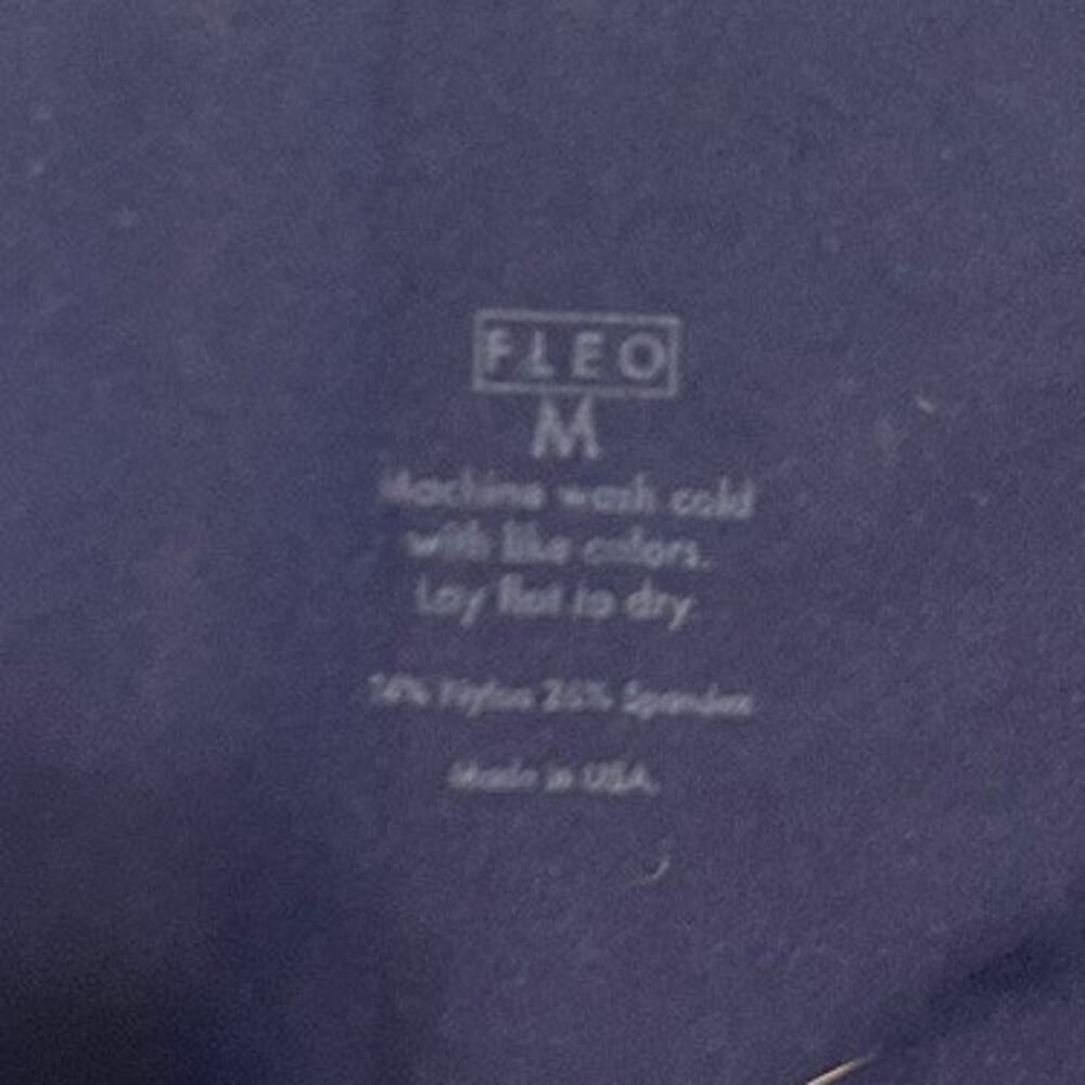 Fleo Dark Blue Leggings Workout tights M - Picture 4 of 7